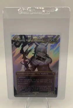 Y'shtola, Night's Blessed (Borderless) (Surge Foil) Commander: Final Fantasy MTG - Image 1