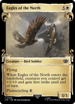 MTG Foil - Eagles of the North (Showcase Scrolls) - 458 / NM / English - Image 1