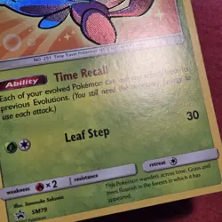 Pokemon Shining Legends: Shining Celebi SM79 Holo Foil Promo - LP/NM - Image 2