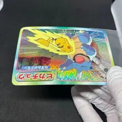 Pikachu Pokemon Advanced Generation TOP Gum Holo Card Vintage Nintendo Japanese - Image 4