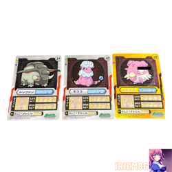 Tonfan Flaaffy Blissey Pokemon Zukan Card Clear Vintage Nintendo Bandai Japanese - Image 1
