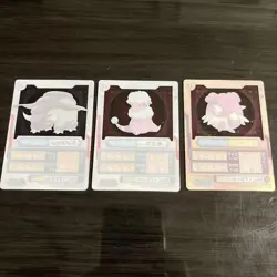 Tonfan Flaaffy Blissey Pokemon Zukan Card Clear Vintage Nintendo Bandai Japanese - Image 3