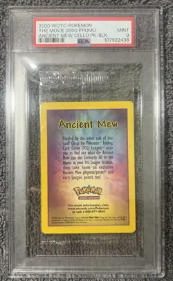 2000 WOTC Pokemon Ancient Mew - The Movie 2000 Promo - Sealed Pack - PSA 9 - Image 1