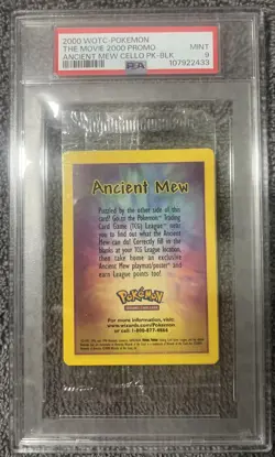 2000 WOTC Pokemon Ancient Mew - The Movie 2000 Promo - Sealed Pack - PSA 9 - Image 1