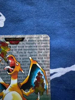 Charizard No.006 Green Holo Pokemon Carddass TCG Vintage Nintendo Japanese 1996 - Image 4