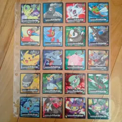 Bulk Sale Pikachu Gengar Pokemon TOP Sticker Vintage Nintendo Bandai Japanese - Image 3
