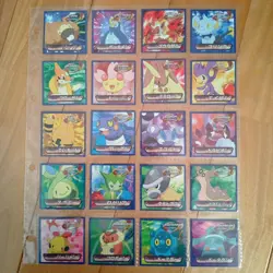 Bulk Sale Pikachu Gengar Pokemon TOP Sticker Vintage Nintendo Bandai Japanese - Image 5