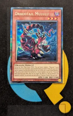 JUSH-EN005 Dracotail Mululu Collector's Rare 1st Ed YuGiOh - Image 1