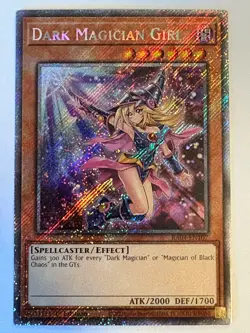 YUGIOH- Dark Magician Girl - RA04-EN107 - Platinum Secret Rare - 1st Edition - Image 1
