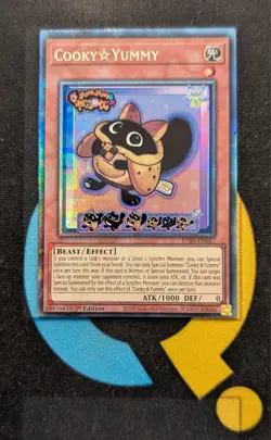 JUSH-EN017 Cooky☆Yummy Collector's Rare 1st Ed YuGiOh - Image 1