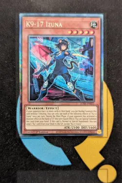 JUSH-EN031 K9-17 Izuna Collector's Rare 1st Ed YuGiOh - Image 1