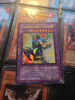Elemental Hero Tempest EEN-EN034 Ultra Rare 1st Edition Heavy Play Yugioh - Image 1
