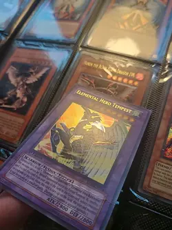 Elemental Hero Tempest EEN-EN034 Ultra Rare 1st Edition Heavy Play Yugioh - Image 2
