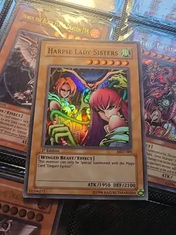 YuGiOh Harpie Lady Sisters MRD-009 1st Edition Super Rare KONAMI #230 - Image 1