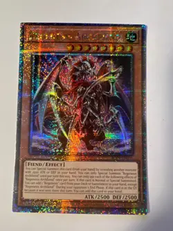 Regenesis Archfiend ALIN-EN016 Quarter Century Secret Rare Yugioh Card Mint - Image 1