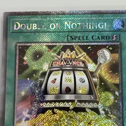 Yugioh! 1x Double or Nothing! RA04-EN156 Platinum Secret Rare 2025 - Image 3