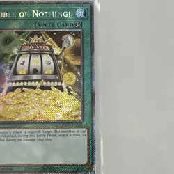 Yugioh! 1x Double or Nothing! RA04-EN156 Platinum Secret Rare 2025 - Image 5
