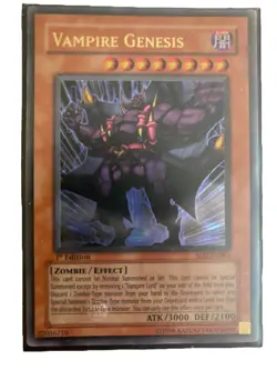 YUGIOH Vampire Zombie Deck w/ Sleeves Complete 40 - Cards - Image 1