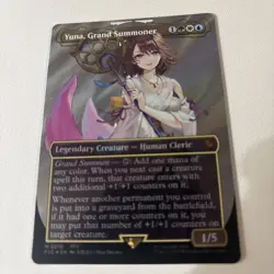 Yuna, Grand Summoner (Borderless) (Surge Foil) Commander: Final Fantasy Foil - Image 3
