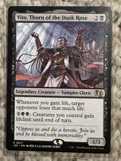 Vito, Thorn of the Dusk Rose- Foundations Jumpstart Regular MTG-NM - Image 1