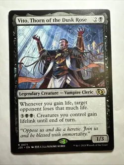Vito, Thorn of the Dusk Rose- Foundations Jumpstart Regular MTG-NM - Image 1