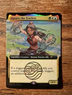 MTG - Foil - Katara, the Fearless - SDCC Exclusive - Avatar the Last Airbender - Image 1