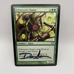 Orbweaver Kumo Card Signed Dan Scott Magic the Gathering Artist Proof - Image 1