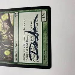 Orbweaver Kumo Card Signed Dan Scott Magic the Gathering Artist Proof - Image 4