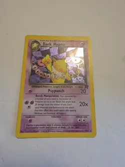 Pokemon TCG Dark Hypno 9/82 Team Rocket Holo Rare Vintage Card - WOTC 1999 LP - Image 1