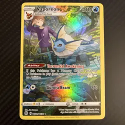 Vaporeon TG02/TG30 Brilliant Stars Trainer Gallery Pokemon Card Near Mint - Image 1