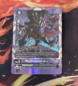 Digimon Card Game Myotismon Ace BT15-076 SR NM - Image 1