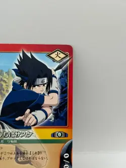 Uchiha Sasuke NARUTO CARD GAME Bandai 2005 Made in Japan Japanese Ninjya 47 - Image 2