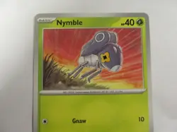 Pokemon TCG Card: HOUNDOUR 131/197 Obsidian Flames & paradox rift nymble card - Image 3