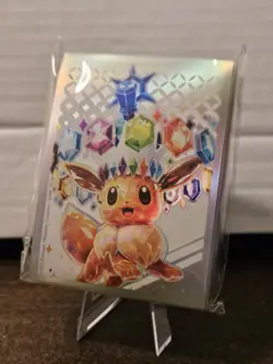 Pokemon Eevee Card Sleeves x65 from Prismatic Evolutions ETB Sealed - Image 1