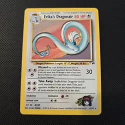 Pokemon Card - Erika's Dragonair 4/132 Gym Heroes Holo WOTC Rare - NM/Excellent - Image 1