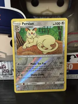 Pokemon TCG Team Up - Persian #126/181 - Uncommon Reverse Holo Card - Image 1