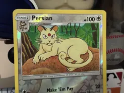 Pokemon TCG Team Up - Persian #126/181 - Uncommon Reverse Holo Card - Image 2