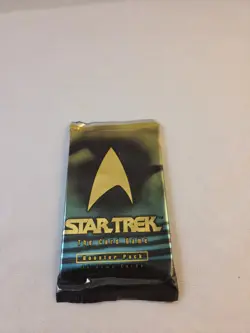 STAR TREK - THE CARD GAME CCG - BOOSTER PACK - 15 CARDS / New Factory Sealed - Image 1