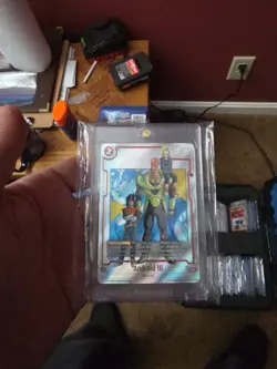 Android 16 SB01-002 R* Alt Art Dragon Ball Fusion World Manga Booster Card - Image 1