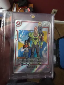 Android 16 SB01-002 R* Alt Art Dragon Ball Fusion World Manga Booster Card - Image 4