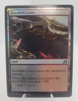 Bloodfell Caves NM Foil #243/274 MTG Magic The Gathering - Image 1
