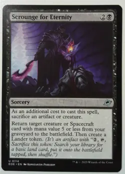 Scrounge for Eternity *Uncommon* Magic MtG x1 Edge of Eternities - Image 1
