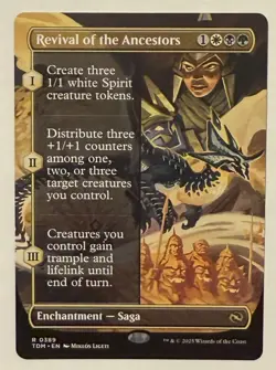 Revival of the Ancestors Borderless - Tarkir: Dragonstorm: MTG - Image 1