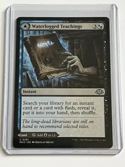 Waterlogged Teachings / Inundated Archive 261 MTG MH3 2024 Mint - 9.0 + Non Foil - Image 1