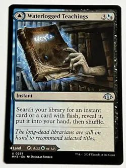 Waterlogged Teachings / Inundated Archive 261 MTG MH3 2024 Mint - 9.0 + Non Foil - Image 5