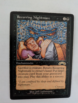 Recurring Nightmare Exodus MTG LP Free shipping with tracking - Image 1