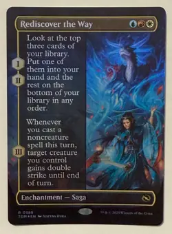 Rediscover the Way Borderless Foil - Tarkir: Dragonstorm: MTG - Image 1