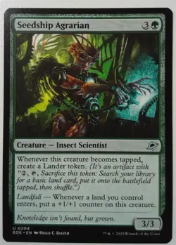 Seedship Agrarian *Uncommon* Magic MtG x1 Edge of Eternities - Image 1