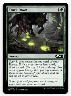 MTG Magic the Gathering Track Down (211/274) Core Set 2021 - Image 1