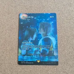 Final Fantasy MTG Magic The Gathering Stay with Me Rhystic Study Non Foil - Image 1